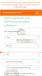 Mobile Screenshot of ihre-zahnzusatzversicherung.de